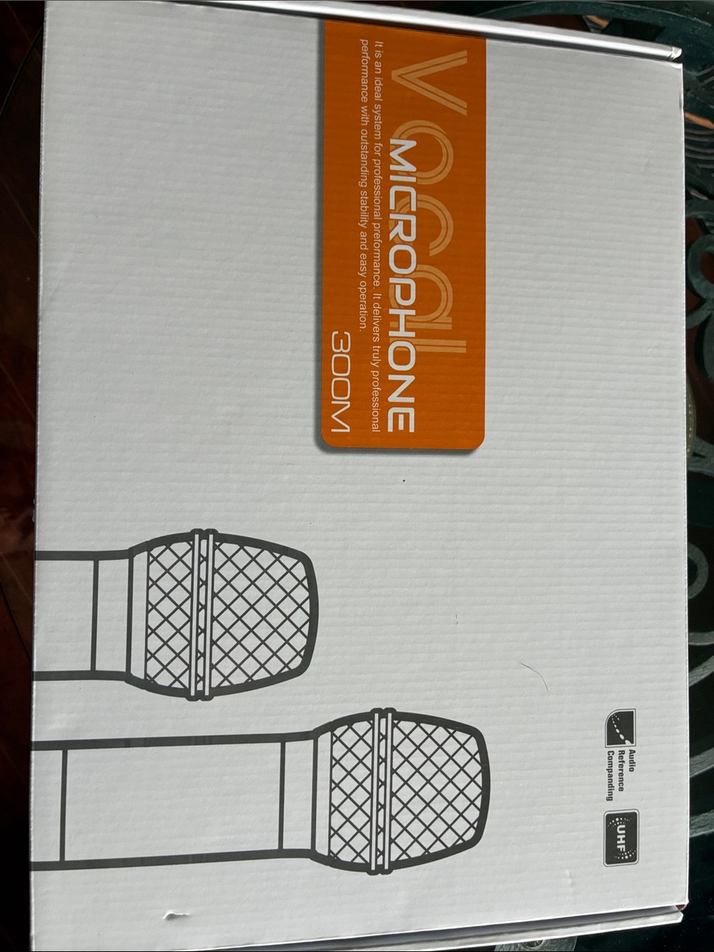 300M Wireless System - White/Orange
